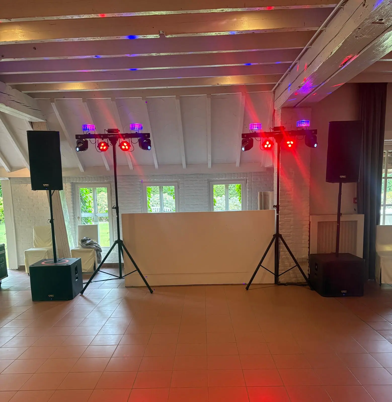 Vatset 1 met Gigbar Move (tot 250 personen)